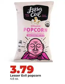Hy-Vee Lesser Evil popcorn offer