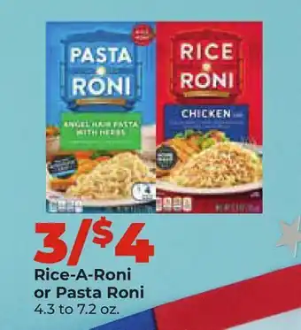 Hy-Vee Rice-A-Roni or Pasta Roni offer
