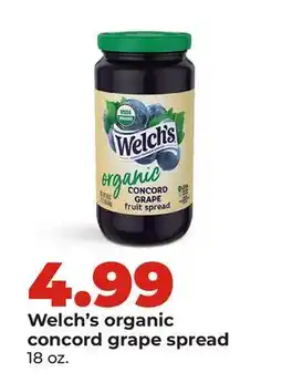Hy-Vee Welch's organic concord grape spread offer