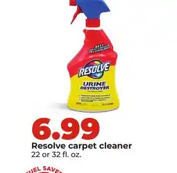 Hy-Vee Resolve carpet cleaner offer