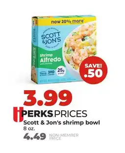 Hy-Vee Scott & Jon's shrimp bowl offer