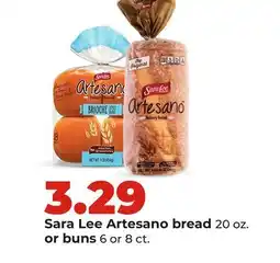 Hy-Vee Sara Lee Artesano bread or buns offer