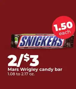 Hy-Vee Mars Wrigley candy bar offer
