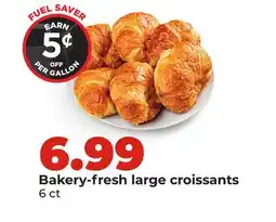 Hy-Vee Bakery-fresh large croissants offer