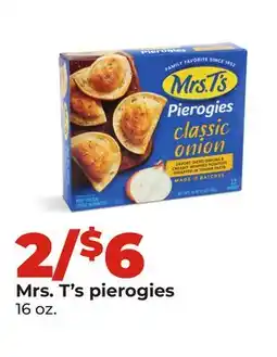 Hy-Vee Mrs. T's pierogies offer
