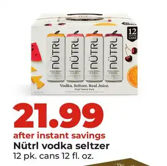 Hy-Vee Nütrl vodka seltzer offer