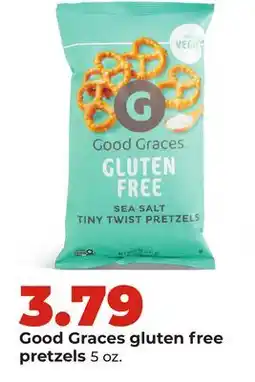 Hy-Vee Good Graces gluten free pretzels offer