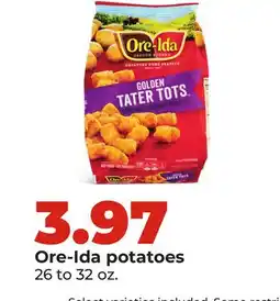 Hy-Vee Ore-Ida potatoes offer