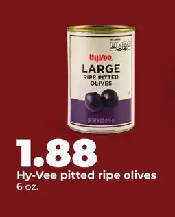 Hy-Vee Hy-Vee pitted ripe olives offer