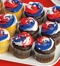 Hy-Vee Bakery-fresh decorated cupcakes offer