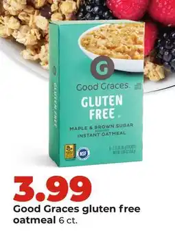 Hy-Vee Good Graces gluten free oatmeal offer
