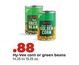 Hy-Vee Hy-Vee corn or green beans offer