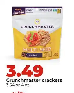 Hy-Vee Crunchmaster crackers offer