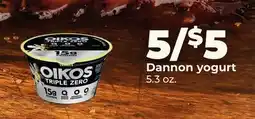 Hy-Vee Dannon yogurt offer