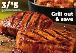 Hy-Vee Hy-Vee Midwest Pork boneless pork loin butterfly or America's cut Chops offer