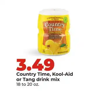 Hy-Vee Country Time, Kool-Aid or Tang drink mix offer