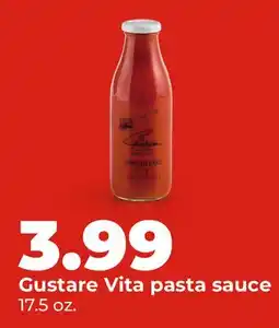 Hy-Vee Gustare Vita pasta sauce offer