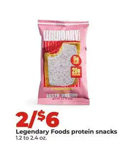 Hy-Vee Legendary Foods protein snacks offer