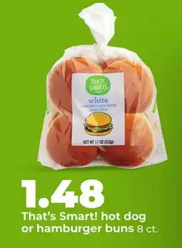 Hy-Vee That's Smart! hot dog or hamburger buns offer