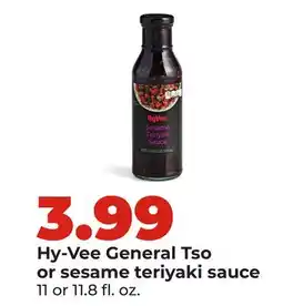 Hy-Vee Hy-Vee General Tso or sesame teriyaki sauce offer