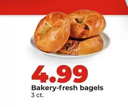 Hy-Vee Bakery-fresh bagels offer