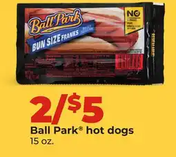 Hy-Vee Ball Park hot dogs offer
