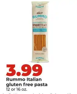 Hy-Vee Rummo Italian gluten free pasta offer