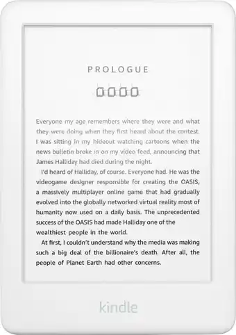 Best Buy Amazon - Kindle - 6" - 8GB - 2019 - White offer