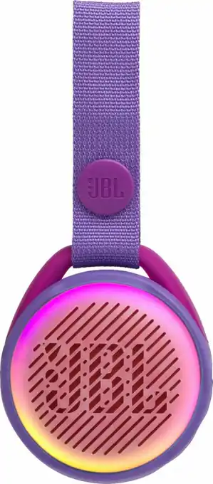 Best Buy JBL - JR POP Portable Bluetooth Speaker - Iris Purple offer