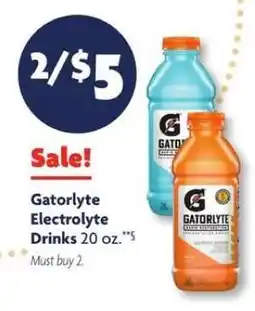 Family Dollar Gatorlyte Electrolyte Drinks offer