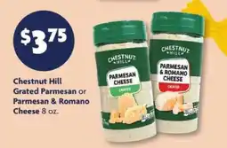 Family Dollar Chestnut Hill Grated Parmesan or Parmesan & Romano Cheese offer