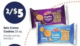 Family Dollar Eatz Creme Cookies offer