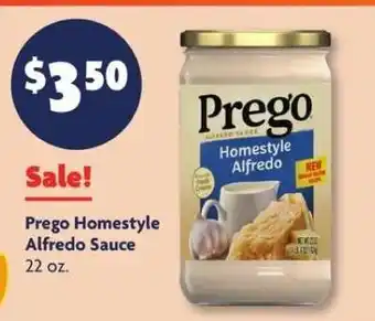 Family Dollar Prego Homestyle Alfredo Sauce offer
