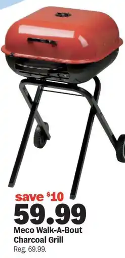 Meijer Meco Walk-A-Bout Charcoal Grill offer