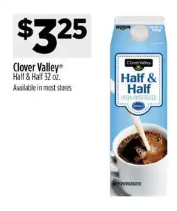 Dollar General Clover Valley Half & Half 32 oz offer
