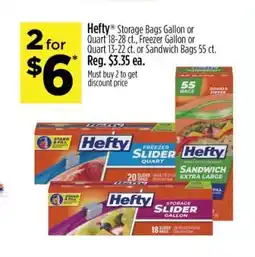 Dollar General Hefty Storage Bags offer