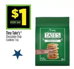 Dollar General Tiny Tate’s Chocolate Chip Cookies 1 oz offer