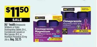 Dollar General DG health Omeprazole offer