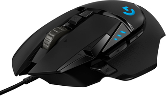Best Buy Logitech - G502 HERO Wired Optical Gaming Mouse with RGB Lighting - Black offer
