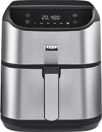 Best Buy Bella Pro Series - 6-qt. Digital Air Fryer with Stainless Finish - Stainless Steel offer