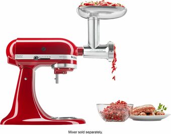 Best Buy KitchenAid Metal Food Grinder Attachment - Silver offer