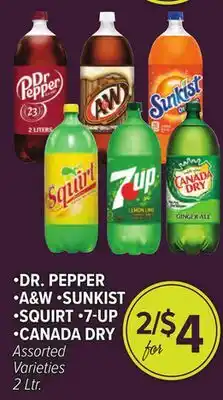 Cermak Fresh Market • DR. PEPPER • A&W • SUNKIST • SQUIRT • 7-UP • CANADA DRY offer
