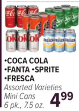 Cermak Fresh Market •COCA COLA •FANTA •SPRITE •FRESCA offer