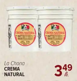 Cermak Fresh Market La Chona CREMA NATURAL offer