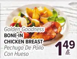 Cermak Fresh Market Golden Goodness BONE-IN CHICKEN BREAST offer