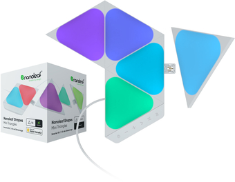 Best Buy Nanoleaf Shapes - Mini Triangles Smarter Kit (5pk) - Multicolor offer