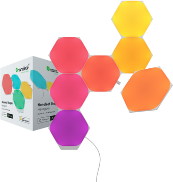 Best Buy Nanoleaf Shapes - Hexagons Smarter Kit (7 panels) - Multicolor offer