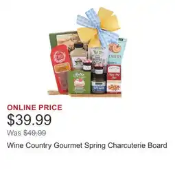 Costco Wine Country Gourmet Spring Charcuterie Board offer