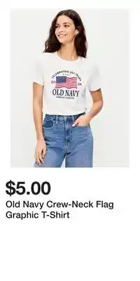 Old Navy Old Navy Crew-Neck Flag Graphic T-Shirt offer