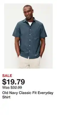 Old Navy Old Navy Classic Fit Everyday Shirt offer